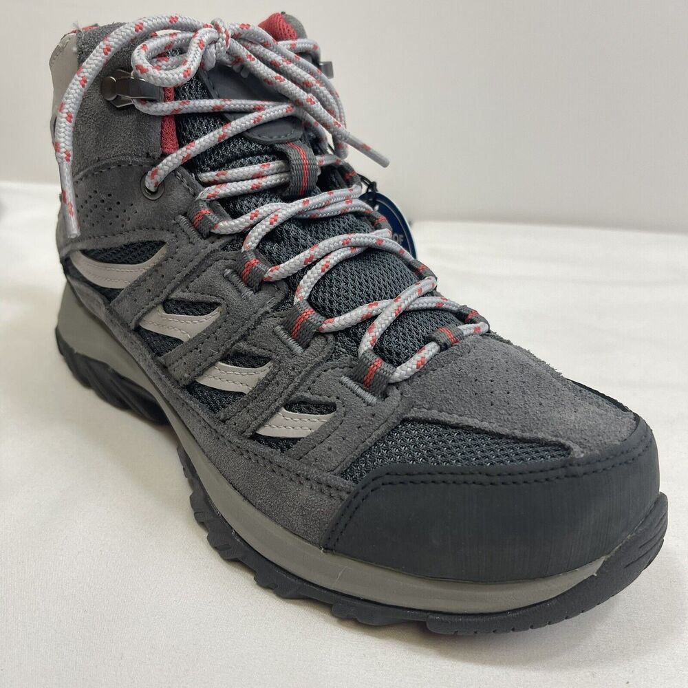 Columbia Crestwood Hiking Boots Women's 8 Mid Waterproof Preppy BL5371-053 NWOB - Picture 6 of 10